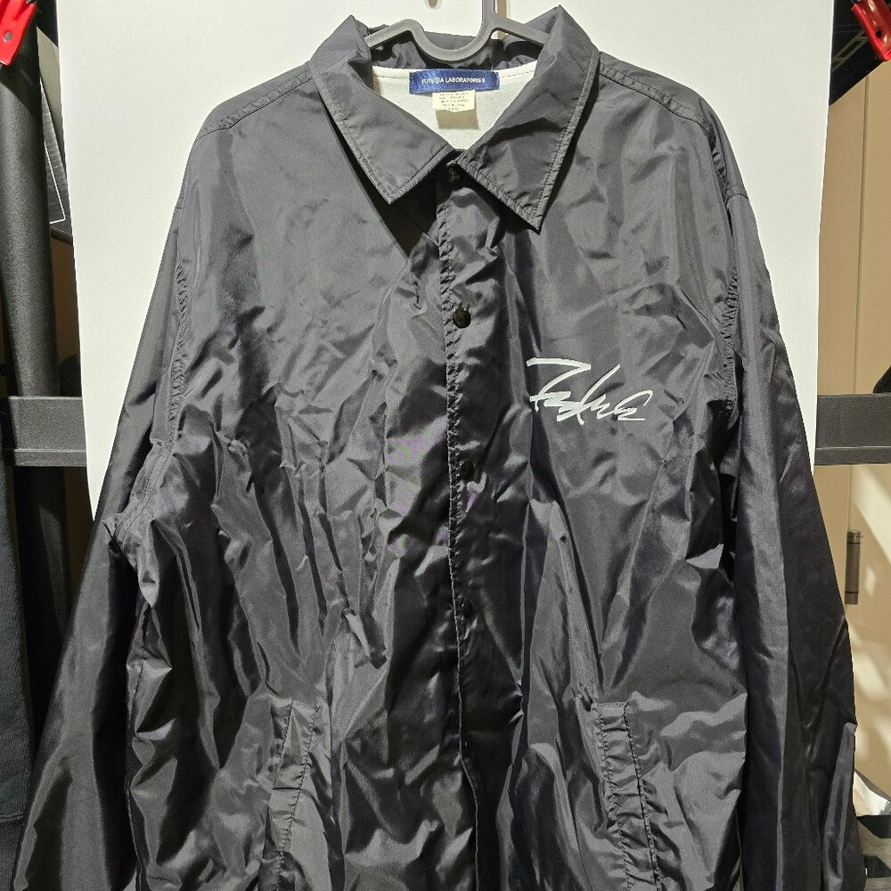 FUTURA 2000 LABORATORIES MEN COACH JACKET (BLACK) POINT MAN SZ L